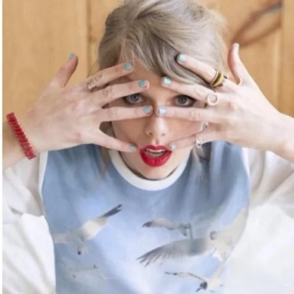 🪽Taylor Swift 1989 seagull crop sweater, RARE - Size Large - Picture 5 of 6